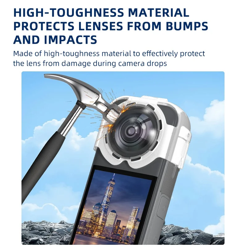 Protector de Lente Antivaho para Insta360 X5 - Diseño de Alta Resistencia, Cobertura Ultra Amplia y Liberación Rápida
