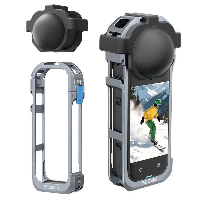 TELESIN S6-FMS-19-TIS Защитный каркас с холодным башмаком для камеры Insta360 X5
