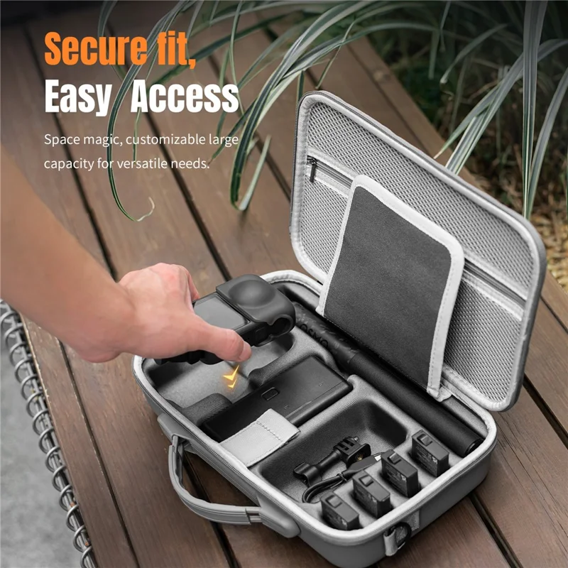STARTRC Pour DJI Osmo Sac de Transport pour Caméra Panoramique 360 en Cuir PU Sacoche Bandoulière