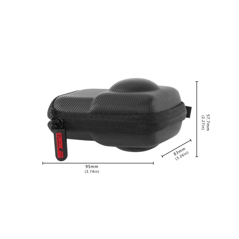 STARTRC For DJI Osmo 360 Panoramic Camera Carrying Bag PU Leather Storage Case