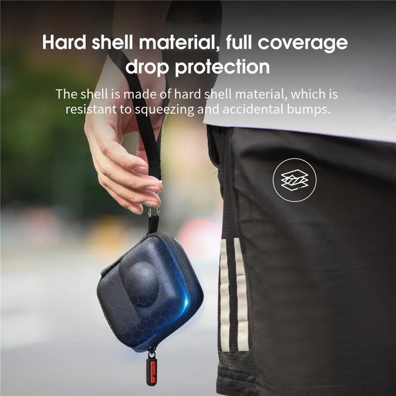 STARTRC For DJI Osmo 360 Panoramic Camera Carrying Bag PU Leather Storage Case
