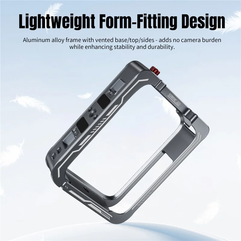 STARTRC Pour DJI Osmo 360 Caméra Panoramique Cage en Métal Cadre de Protection en Alliage d'Aluminium