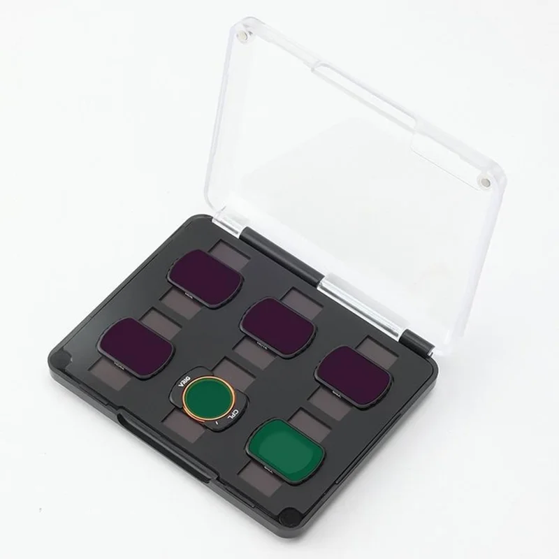 VRIG FT-04 6 Filtres Magnétiques CPL 1/4 Noir Soft ND8/16/32/64 en Verre Optique pour Objectif de Caméra DJI Osmo Pocket 3