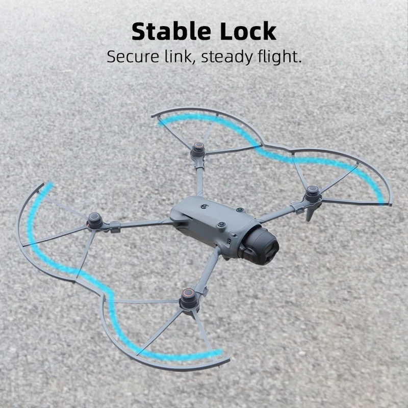 BRDRC 2 Unidades Protector de Hélices para DJI Mavic 4 Pro, Anillo Protector de Hélices de PC Anti-Colisión