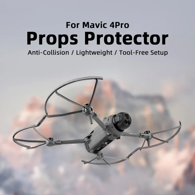 BRDRC 2 Unidades Protector de Hélices para DJI Mavic 4 Pro, Anillo Protector de Hélices de PC Anti-Colisión