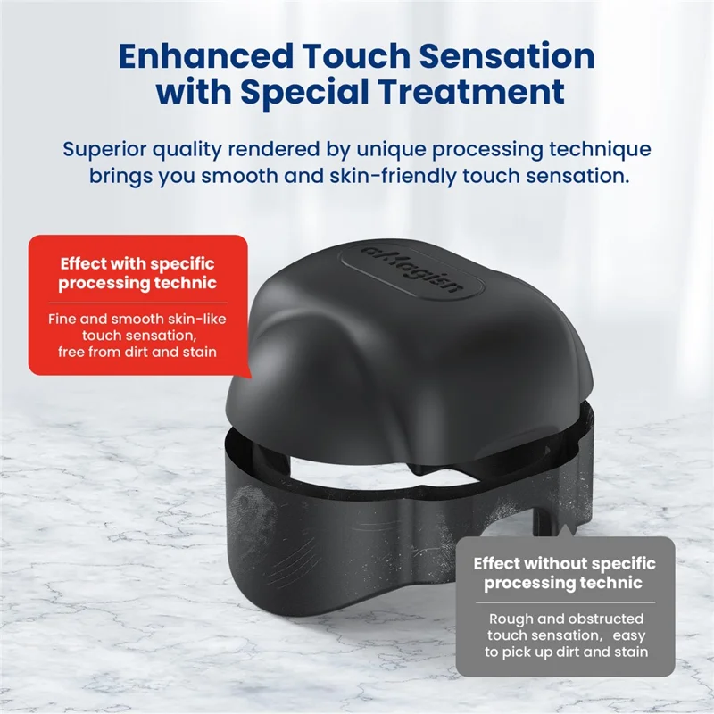 AMAGISN For Insta360 X5 / X4 Action Camera Silicone Lens Cap Protective Cover - Black