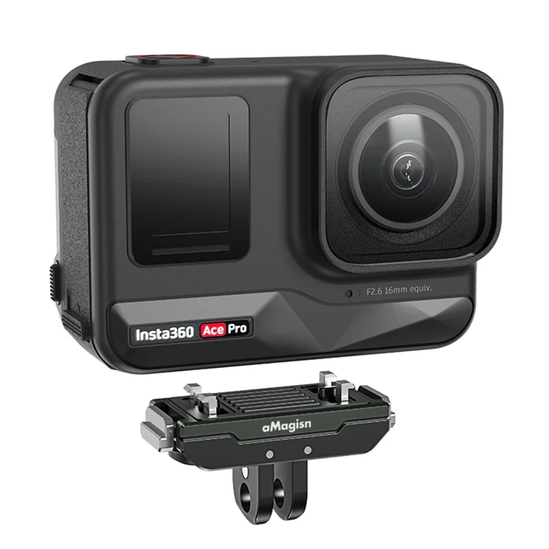 AMAGISN Supporto Magnetico a Sgancio Rapido per Insta360 X5 / Ace Pro 2 / Ace Pro / Ace Adattatore Base per Fotocamera