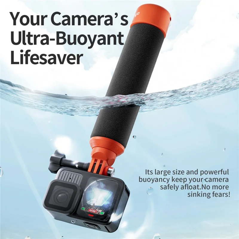 AMAGISN Floating Handle Grip for Insta360 / DJI / GoPro Camera Underwater Handle Mount