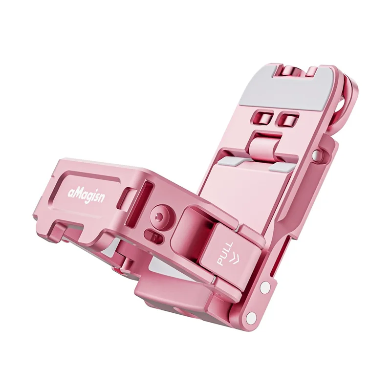 AMAGISN For DJI Osmo Pocket 3 Mantis Extension Frame Magnetic Mount for Hands-Free Vlogging - Pink