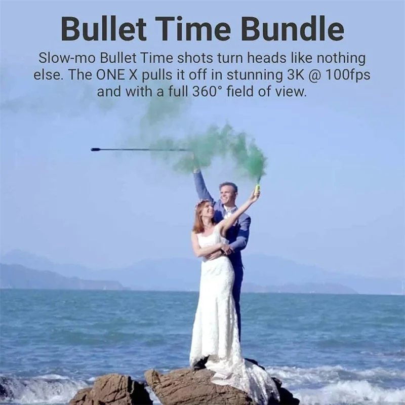 2 in 1 Bullet Time Extension Handle for Insta360 X5 / X4 / X3 111cm Invisible Selfie Stick and 360 Degree Rotating Tripod