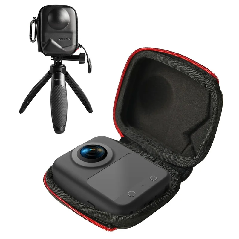 TELESIN S6-PRC-22-TDJ For DJI Osmo 360 Camera Body Protection Bag Mini Storage Pouch with Bottom Opening Design