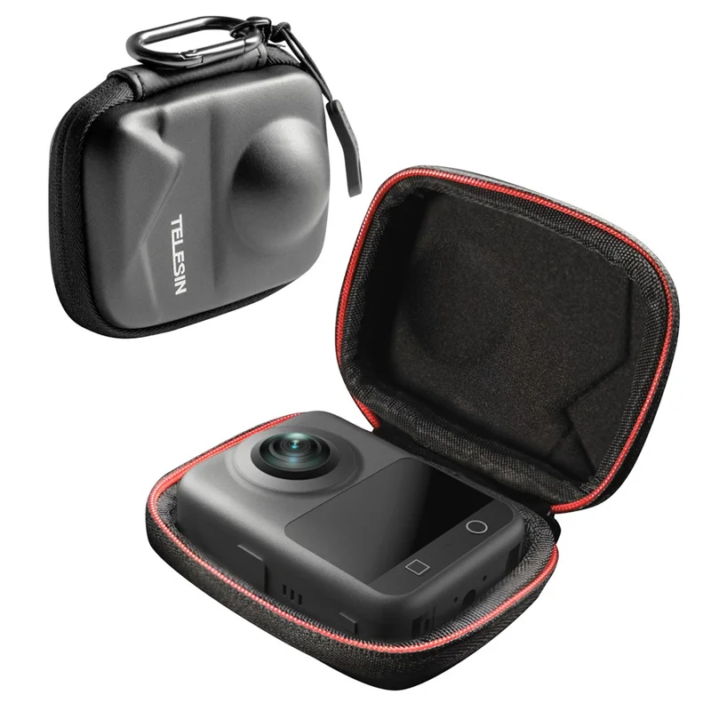 TELESIN S6-PRC-21-TDJ Pour Caméra DJI Osmo 360 Mini Sacoche de Protection Complètement Fermée