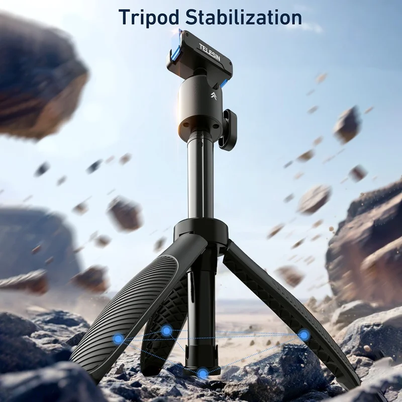 TELESIN S1-MNP-13-TDJ Ausziehbares Stativ für DJI Osmo 360 / Action 5 Pro / 4 / 3 Kamera Mini Selfiestick