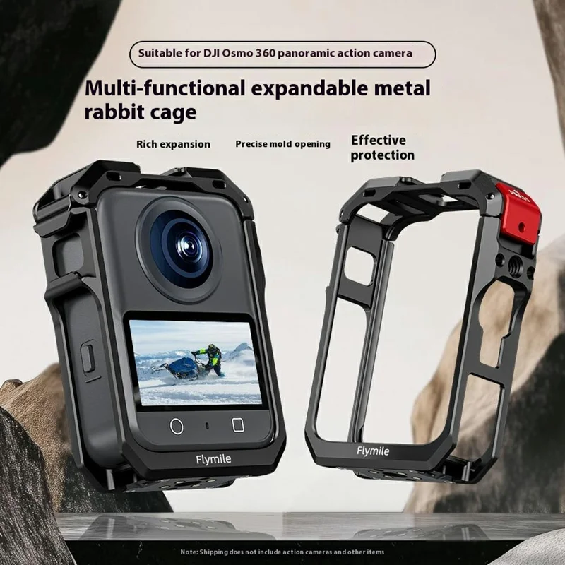 FLYMILE Para Jaula de Cámara Panorámica de 360 Grados para DJI Osmo, Marco Protector de Aleación de Aluminio