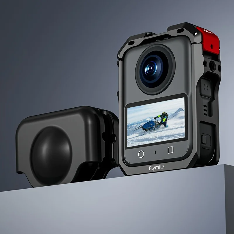 FLYMILE Para Jaula de Cámara Panorámica de 360 Grados para DJI Osmo, Marco Protector de Aleación de Aluminio
