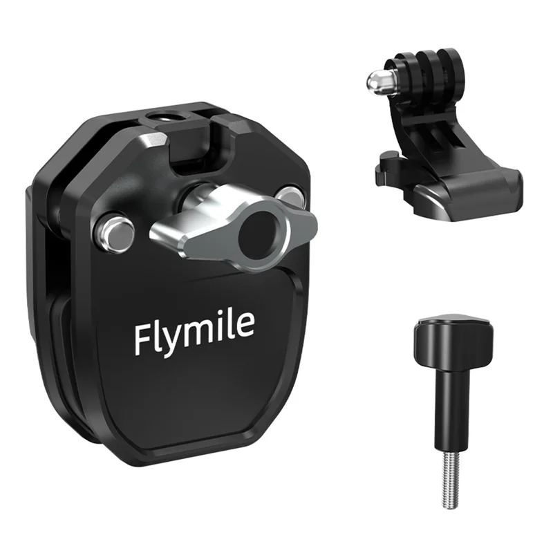 FLYMILE Motorrad-Kamerahalterung Universelle Kompatibilität Vibrationsgeschützte Klemmvorrichtung für Action-Kameras