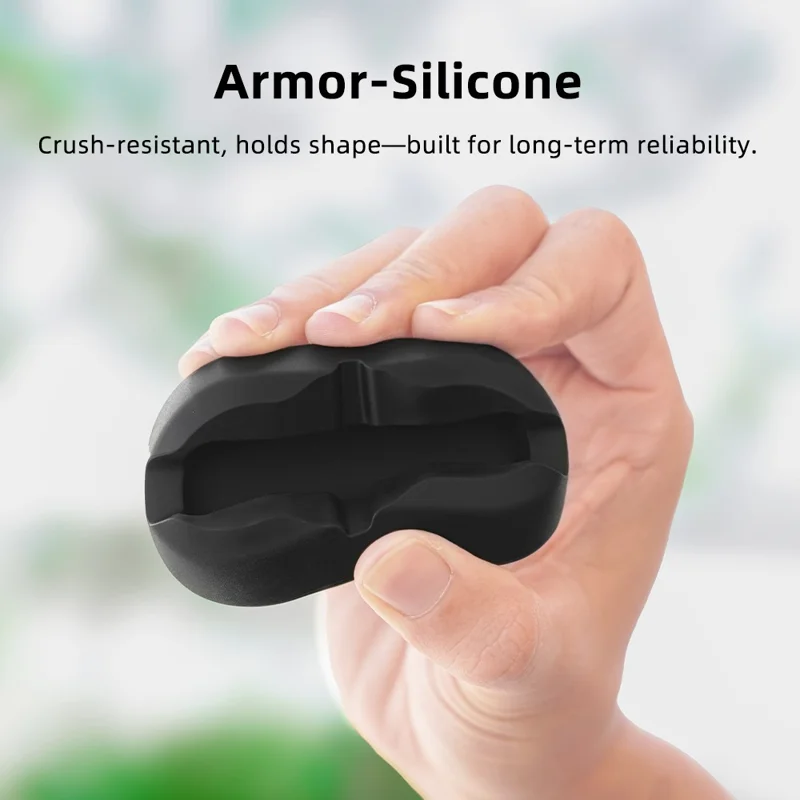 For DJI Osmo 360 Panoramic Camera Car Mount Base Stable Vertical Placement Silicone Base