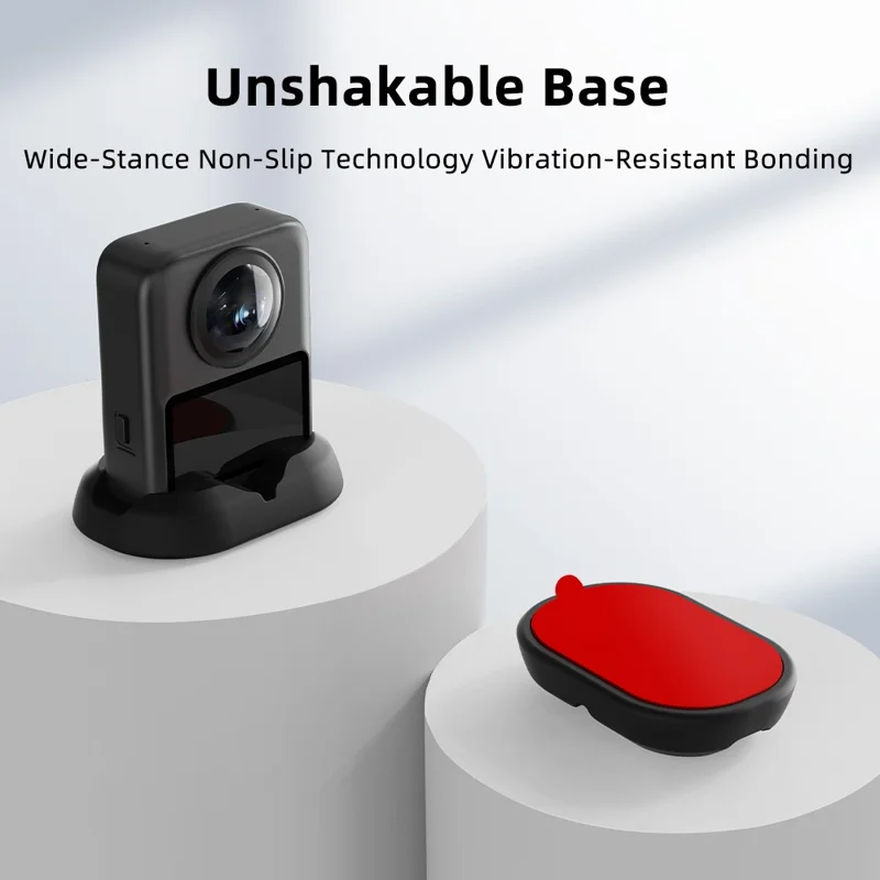 For DJI Osmo 360 Panoramic Camera Car Mount Base Stable Vertical Placement Silicone Base