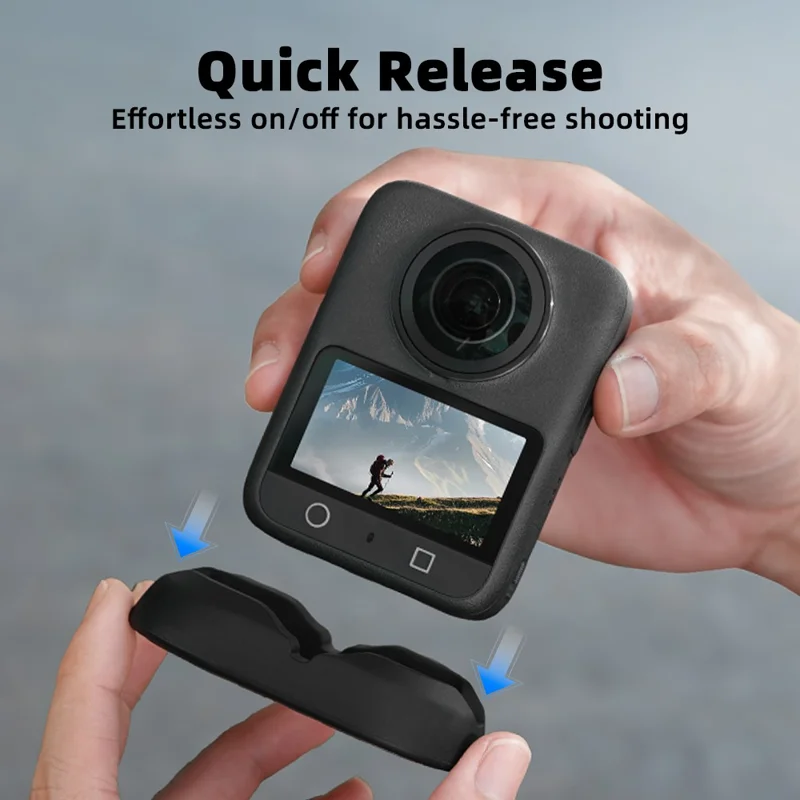 For DJI Osmo 360 Panoramic Camera Silicone Base Stand Secure Scratch Proof Waterproof