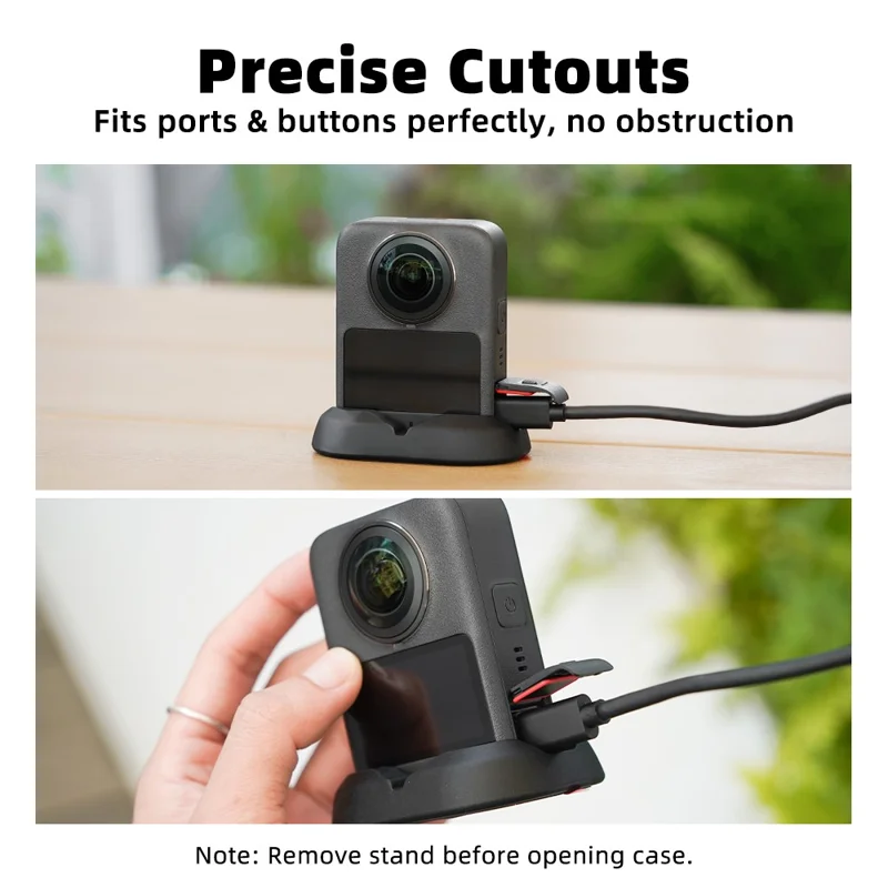 For DJI Osmo 360 Panoramic Camera Silicone Base Stand Secure Scratch Proof Waterproof