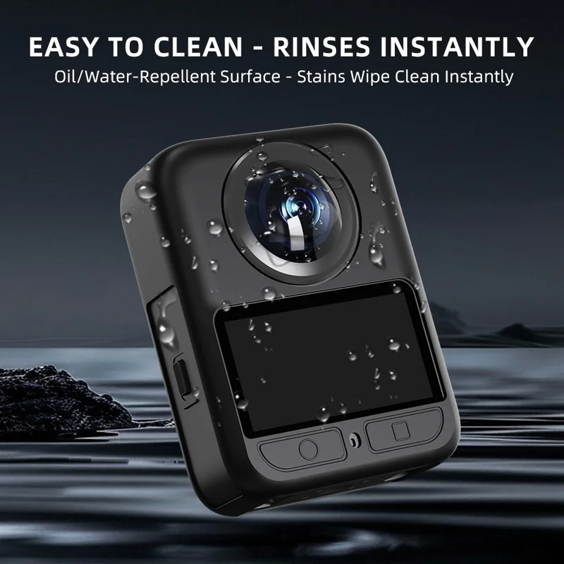 For DJI Osmo 360 Panoramic Camera Silicone Case Shockproof Scratch Resistant Quick Battery Access