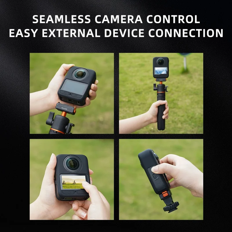 For DJI Osmo 360 Panoramic Camera Silicone Case Shockproof Scratch Resistant Quick Battery Access