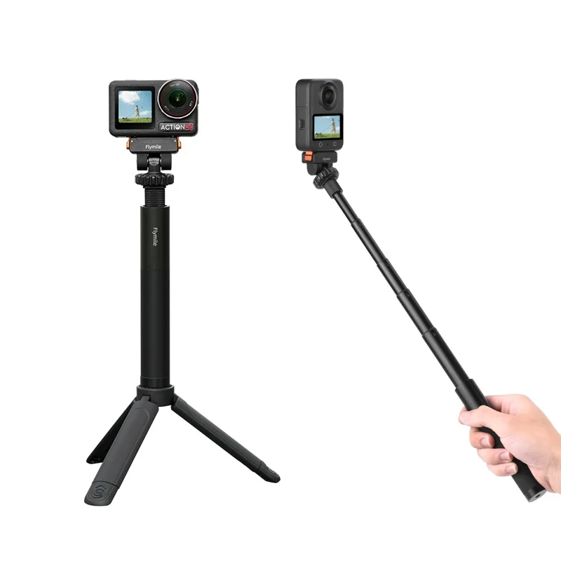 FLYMILE Action Camera Selfie Stick Extendable Pole Telescopic Handheld Monopod