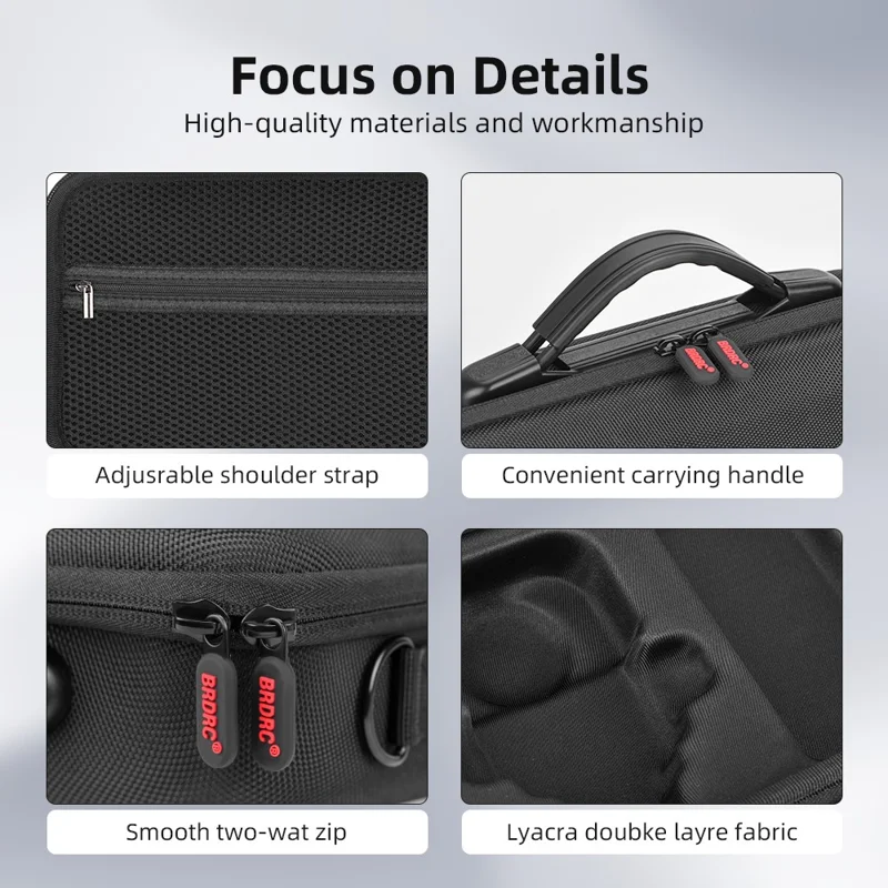 BRDRC Camera Storage Bag for DJI Osmo 360 Portable Carrying Case with Shoulder Strap