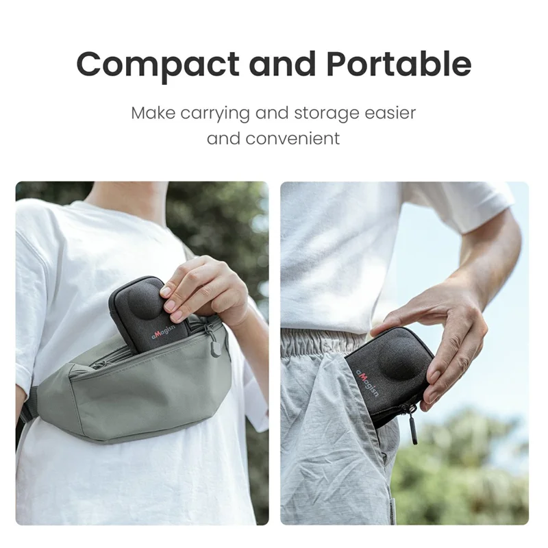Bolsa de Armazenamento Portátil Protetora de EVA para Câmera de Ação DJI Osmo 360
