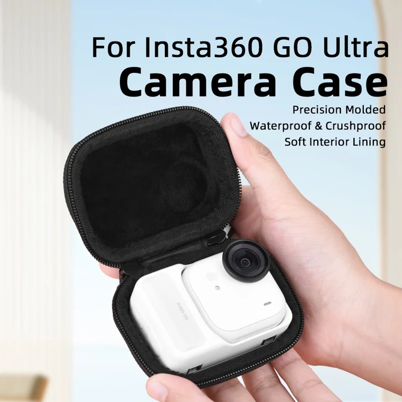 FLYMILE For Insta360 Go Ultra Storage Bag Shockproof Camera Carrying Case Protective Cover