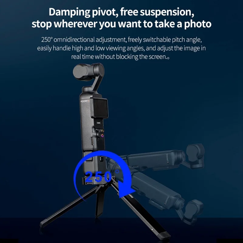 STARTRC for Action Cameras Foldable Magnetic Tripod Foldable Aluminum Alloy 1 / 4 Thread Mount