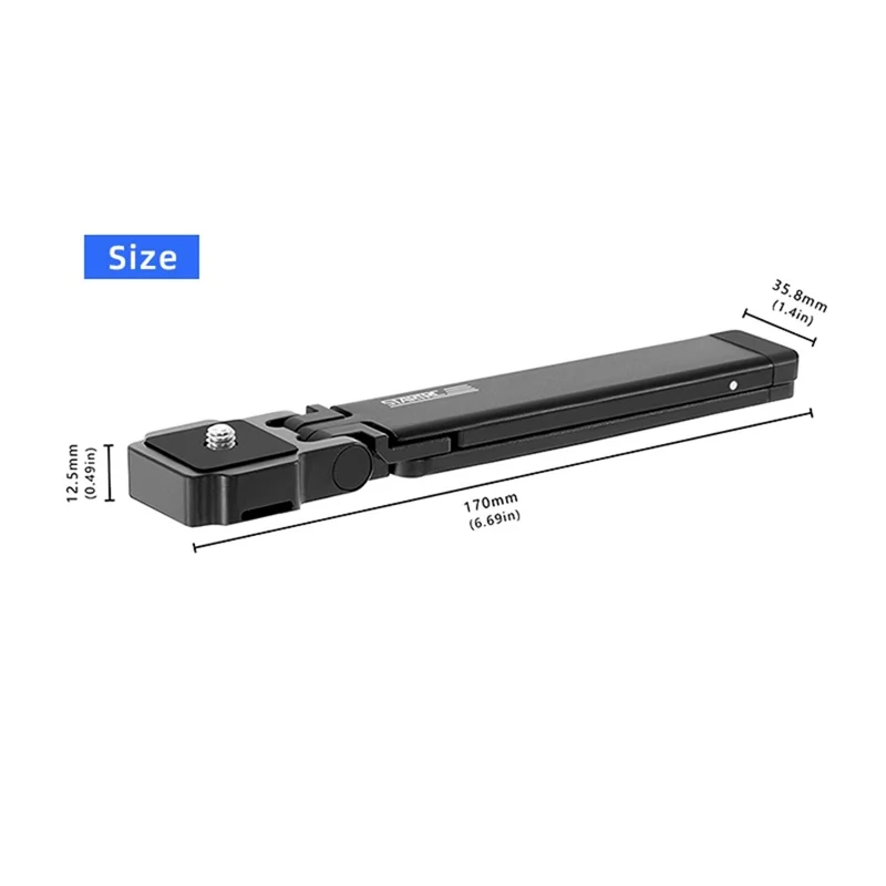 STARTRC for Action Cameras Foldable Magnetic Tripod Foldable Aluminum Alloy 1 / 4 Thread Mount