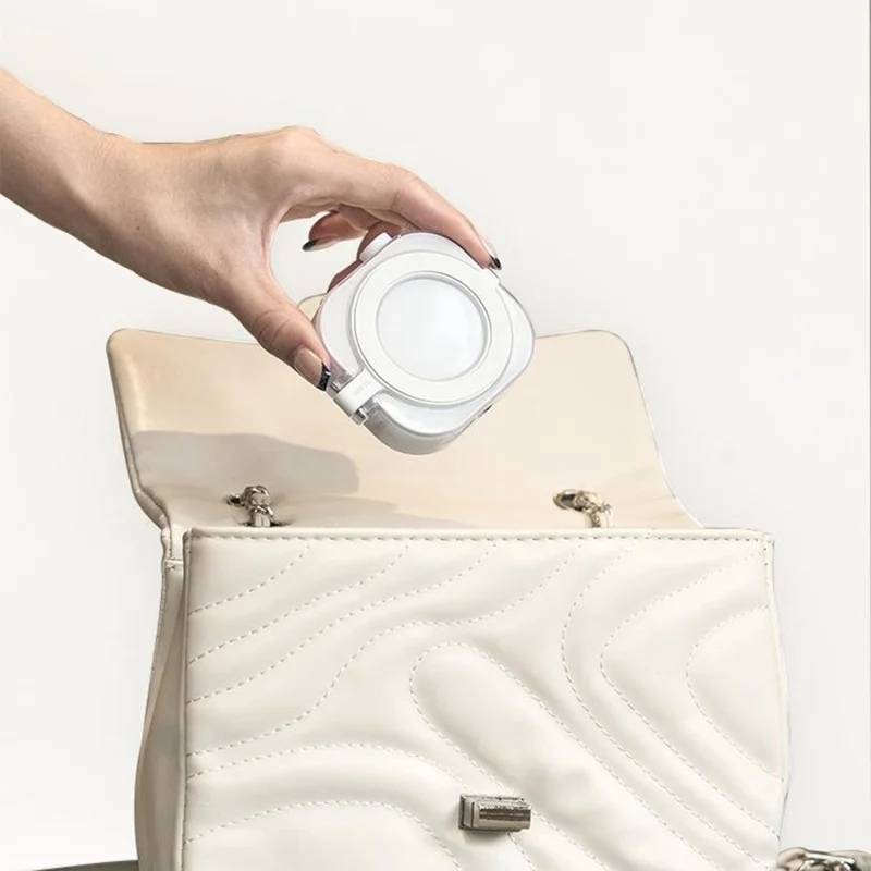 TELESIN P5-BGD-03 RGB Color Magnetic Ice Cube Light Mini Photography Fill Light Phone Stand