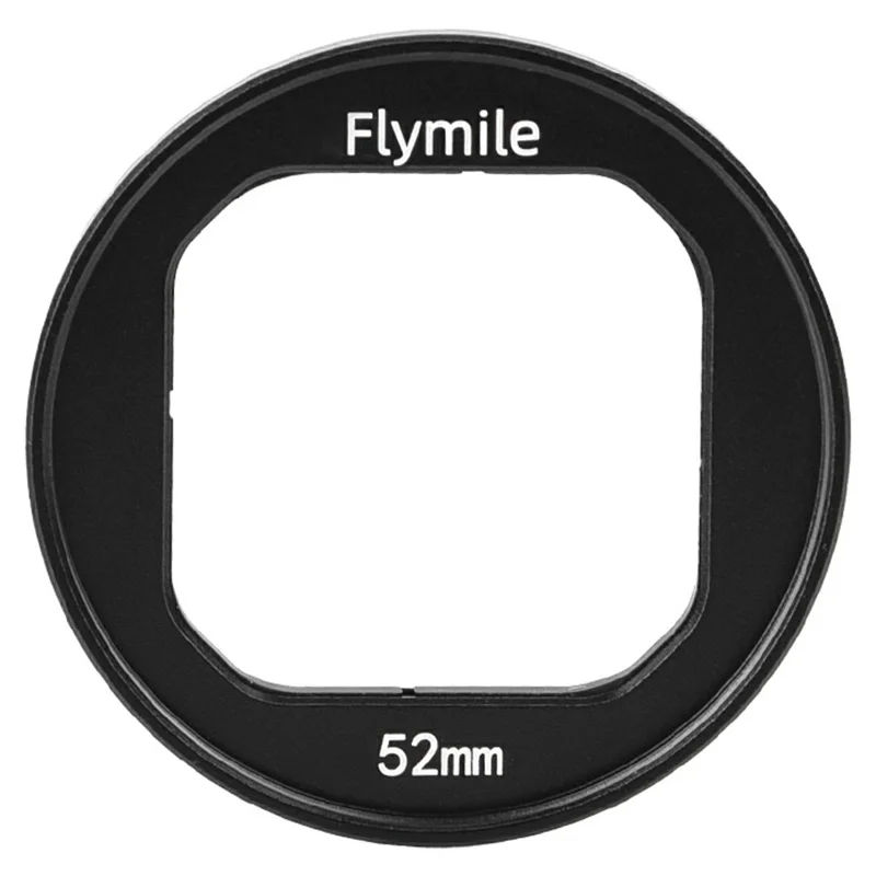 FLYMILE For Insta360 Ace Pro / Ace Pro 2 Filter Holder Bracket 52mm Aluminum Alloy Camera Lens Filters Mount Adapter