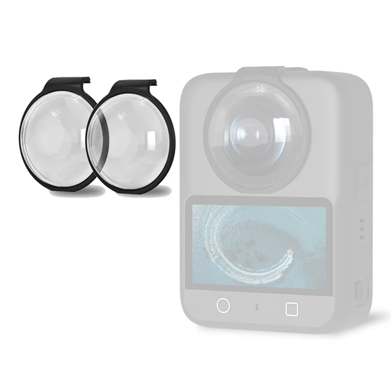 2 Peças para Câmera Panorâmica DJI OSMO 360, Protetor de Lente de Vidro Temperado de Dureza 6H
