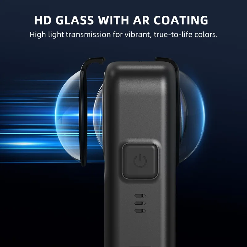 2 Peças para Câmera Panorâmica DJI OSMO 360, Protetor de Lente de Vidro Temperado de Dureza 6H