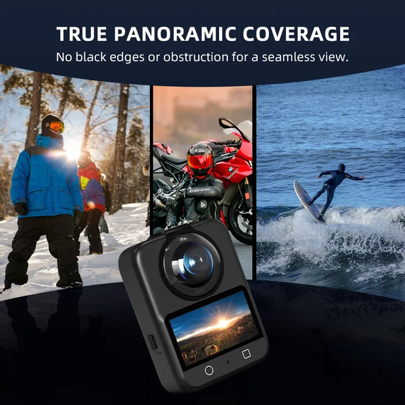 2 Peças para Câmera Panorâmica DJI OSMO 360, Protetor de Lente de Vidro Temperado de Dureza 6H