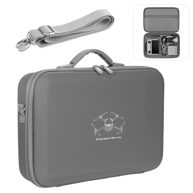 For DJI Mini 5 Pro Storage Case Drone Carrying Portable Bag with Shoulder Strap