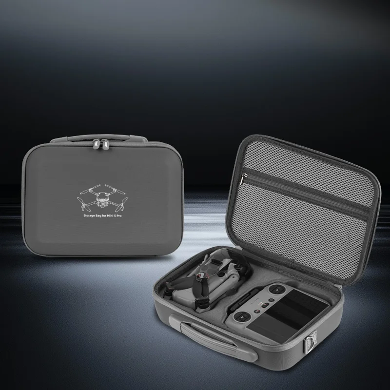 For DJI Mini 5 Pro Drone Storage Case Shock-Absorbing Handbag with Shoulder Strap