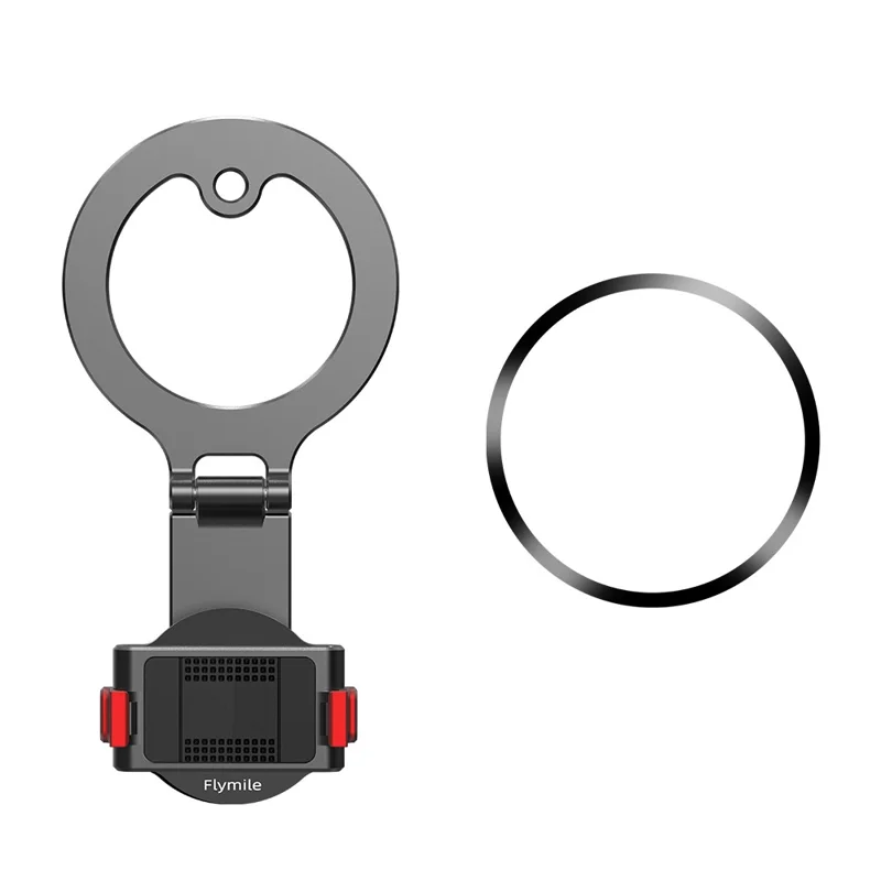 FLYMILE Quick Release Magnetic Mount for DJI Osmo Action 5 Pro / 4 / 3 / Osmo 360 3-Axis Pivot Structure Camera Holder