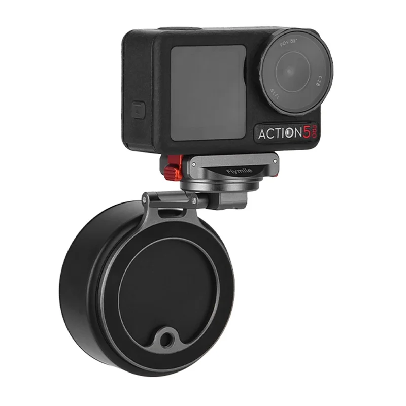 FLYMILE Quick Release Magnetic Mount for DJI Osmo Action 5 Pro / 4 / 3 / Osmo 360 3-Axis Pivot Structure Camera Holder