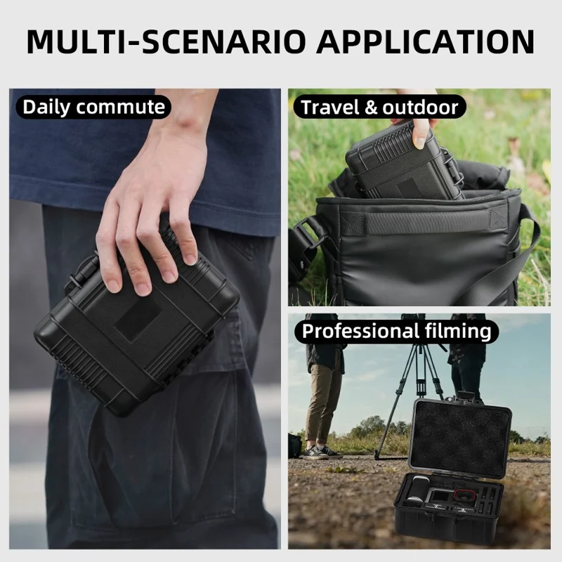 FLYMILE For Insta360 Ace Pro / Ace Pro 2 Case Portable Street Shooting Kit Storage Travel Bag