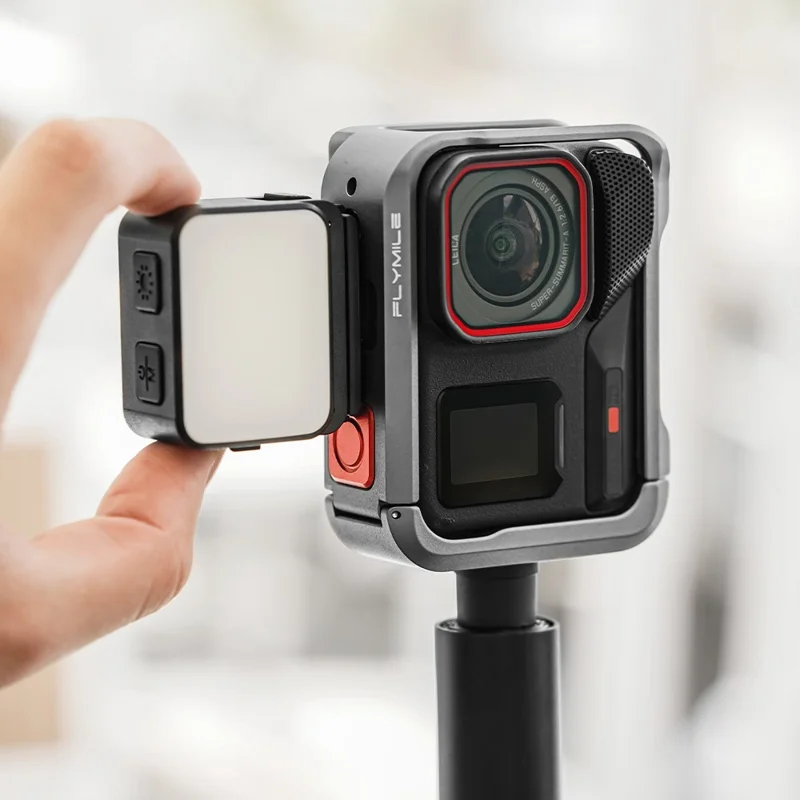 FLYMILE Metal Cage for Insta360 Ace Pro 2 / Ace Pro Aluminum Alloy Camera Frame Protective Cover