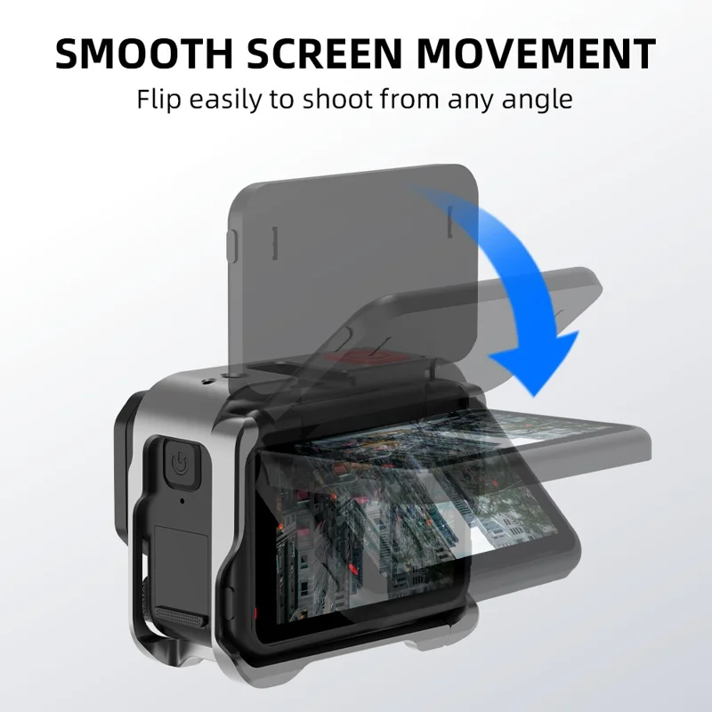 FLYMILE Metal Cage for Insta360 Ace Pro 2 / Ace Pro Aluminum Alloy Camera Frame Protective Cover