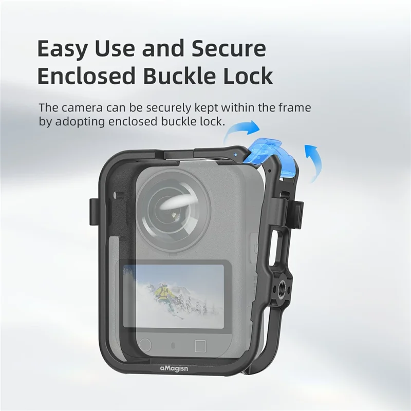 AMAGISN For DJI Osmo 360 Cage Lightweight Protective Frame Camera Accessory