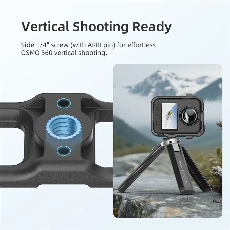 AMAGISN For DJI Osmo 360 Cage Lightweight Protective Frame Camera Accessory