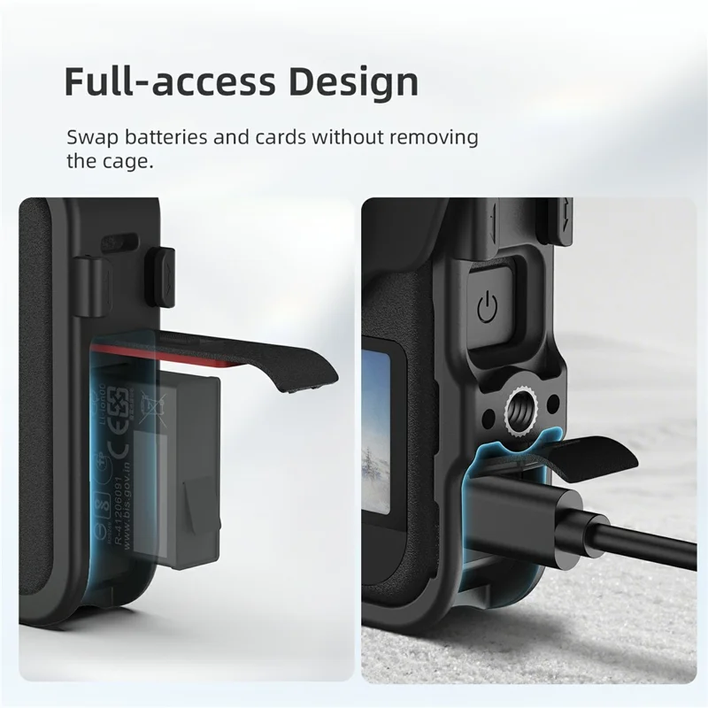 AMAGISN For DJI Osmo 360 Cage Lightweight Protective Frame Camera Accessory