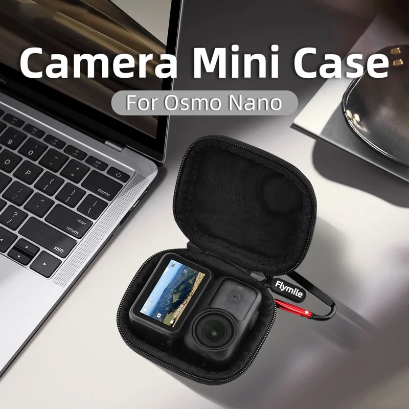 FLYMILE For DJI Osmo Nano Camera Case Shockproof Hard Shell Water-Resistant Portable Storage Bag