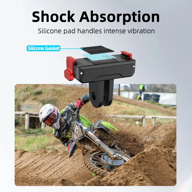 FLYMILE For DJI Osmo Nano Camera Quick Release Magnetic Base Dual Lock System Shock Absorption