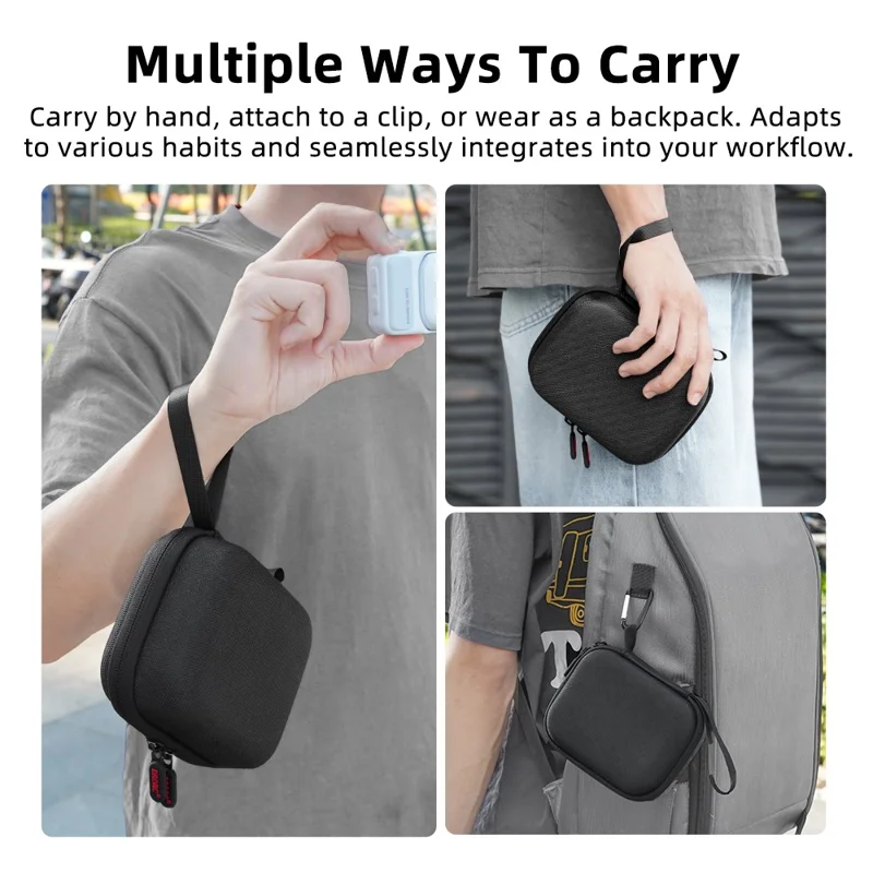 BRDRC för Insta360 Go Ultra Standard Edition förvaringslåda Skyddsväska med stötvågar Avdelningar